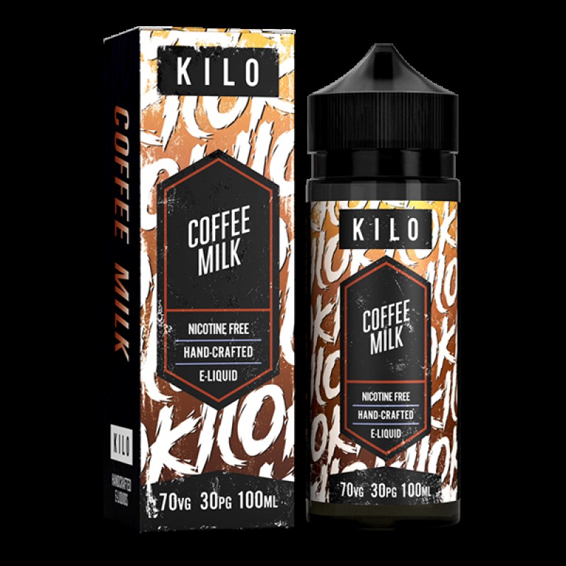 Kilo New Series: Coffee Milk 0mg 100ml Short Fill ...