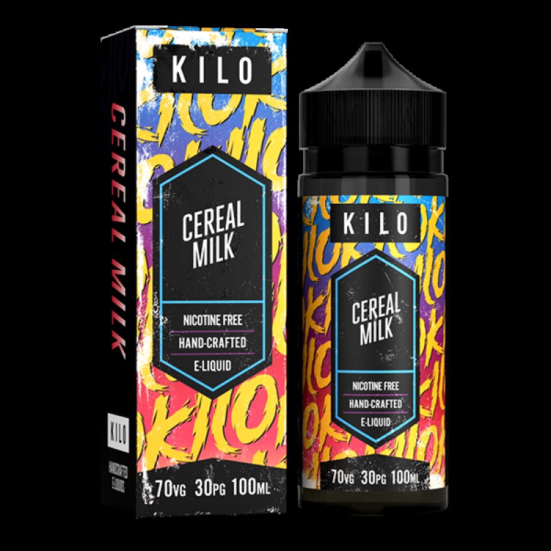 Kilo New Series: Cereal Milk 0mg 100ml Short Fill ...