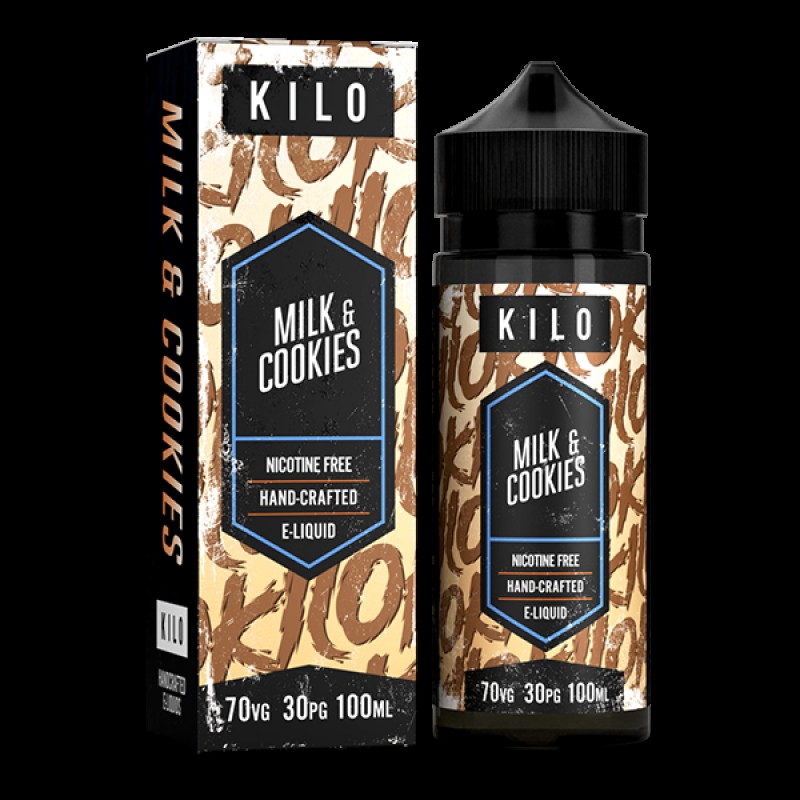Kilo New Series: Milk & Cookies 0mg 100ml Shor...