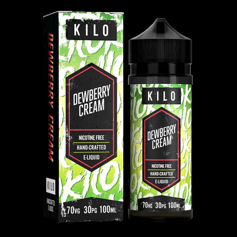 Kilo New Series: Dewberry Cream 0mg 100ml Short Fi...