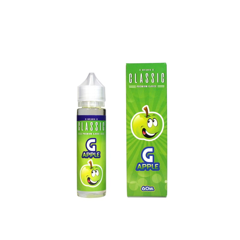 Classic Premium Juice G Apple E-Liquid 60ml Short ...