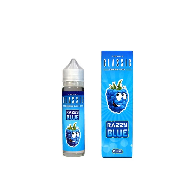 Classic Premium Juice Razzy Blue E-Liquid 60ml Sho...