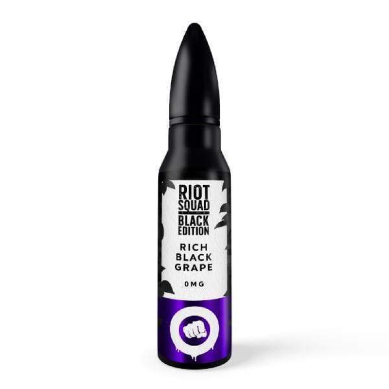 Riot Squad Black Edition Rich Black Grape 0mg 50ml...