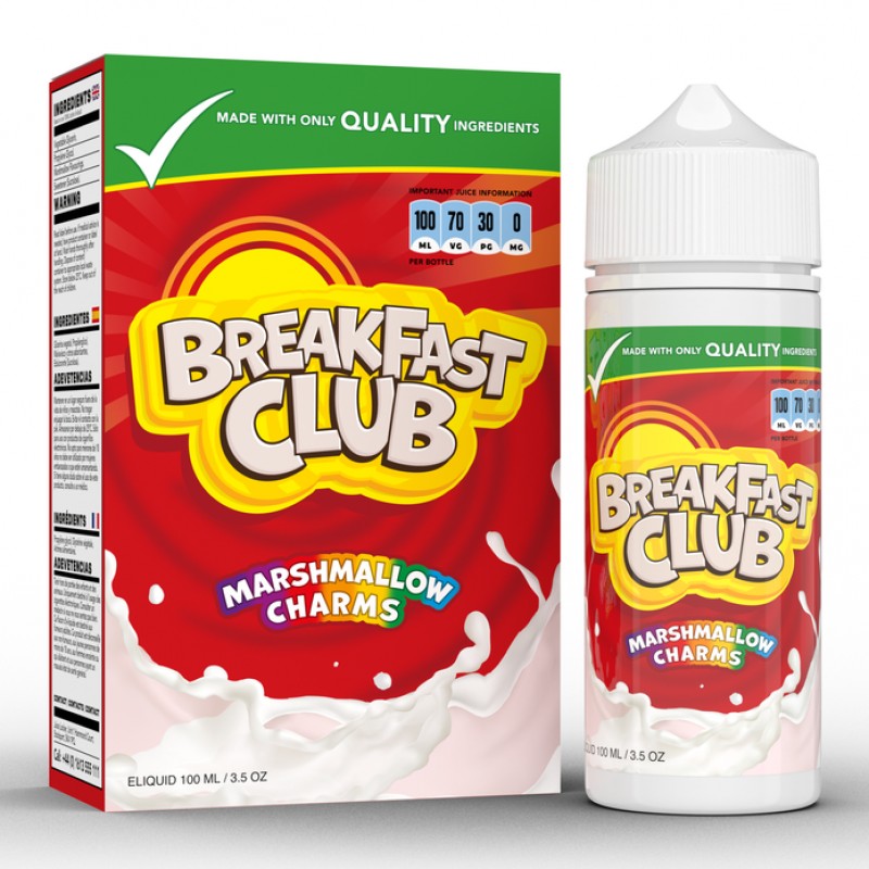 Breakfast Club Marshmallow Charms 0mg 100ml Short ...