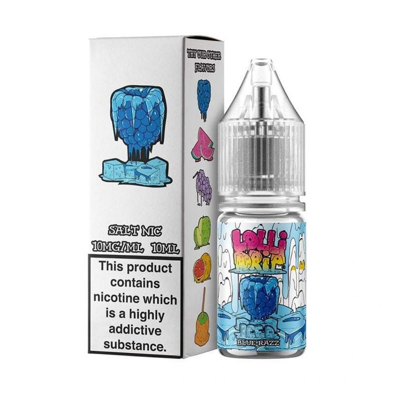 Lollidrip Blue Razz Iced 10ml Nic Salt