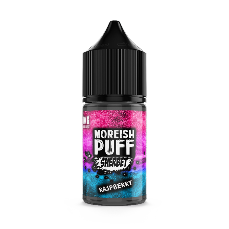 Moreish Puff Sherbet Raspberry 0mg 25ml Short Fill...