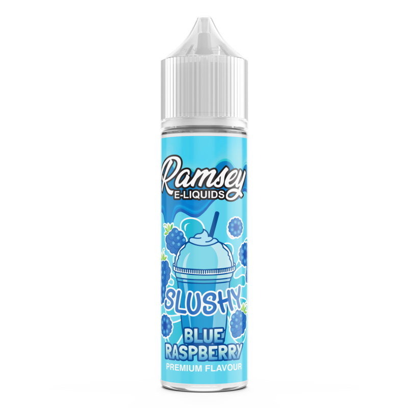 Ramsey E-Liquids Slushy Blue Raspberry 0mg 50ml Sh...