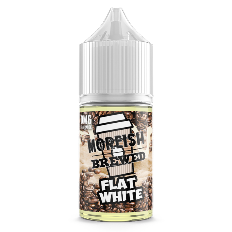 Moreish Puff Brewed Flat White 0mg 25ml Short Fill...