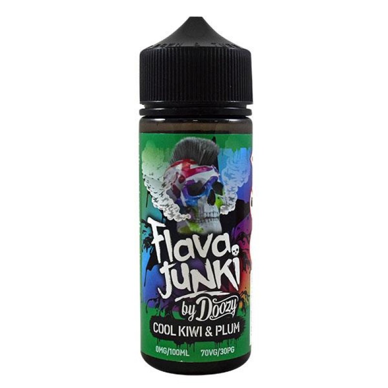 Doozy Vape Flava Junki: Cool Kiwi Plum 0mg 100ml S...