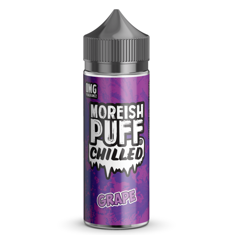 Moreish Puff Chilled Grape 0mg 100ml Short Fill E-...