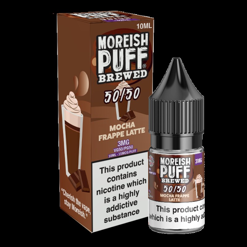 Moreish Puff Brewed 50/50: Mocha Frappe Latte 10ml...