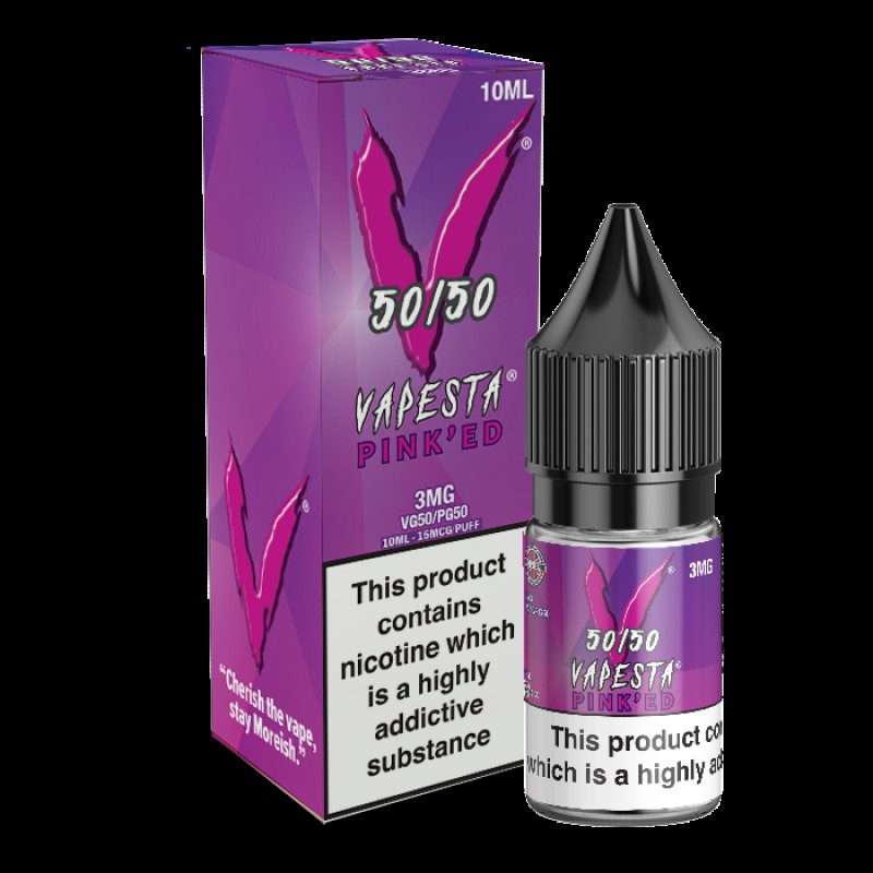 Vapesta 50/50: Pinked 10ml E-Liquid