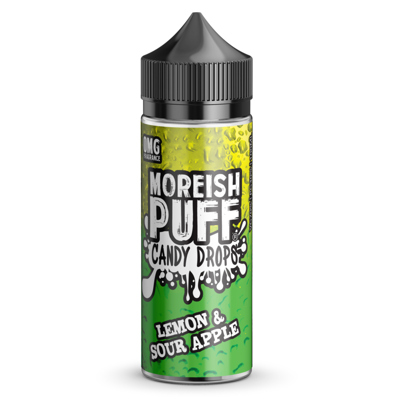 Moreish Puff Candy Drops Lemon & Sour Apple 0m...