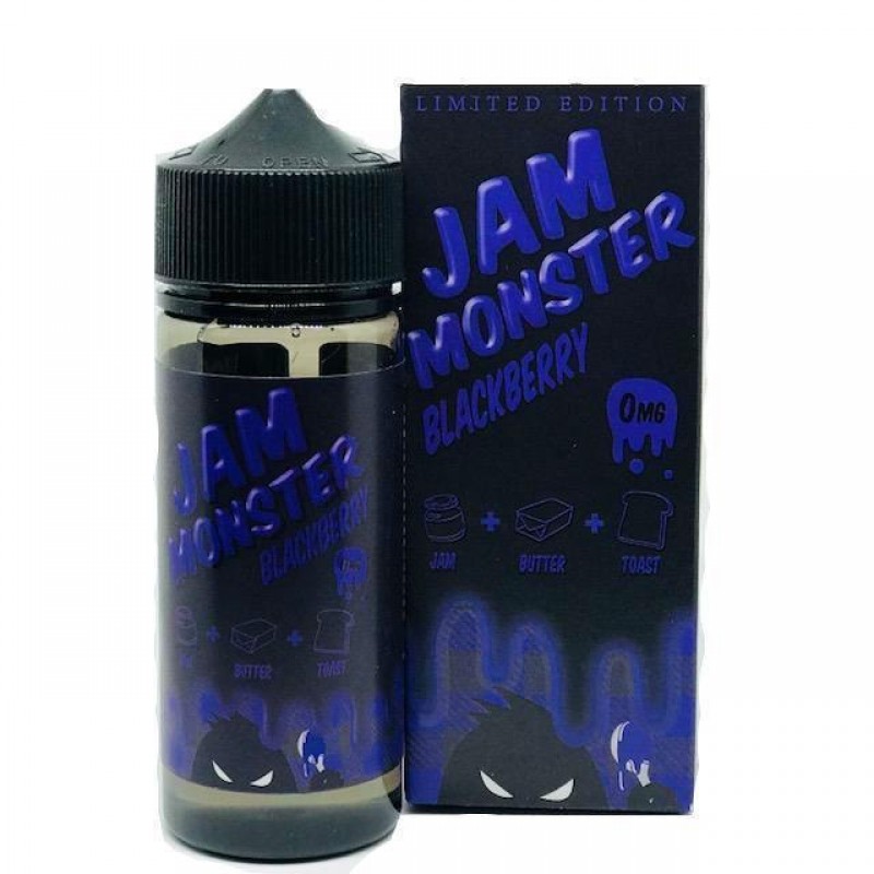 Jam Monster Blackberry 0mg Short Fill - 100ml