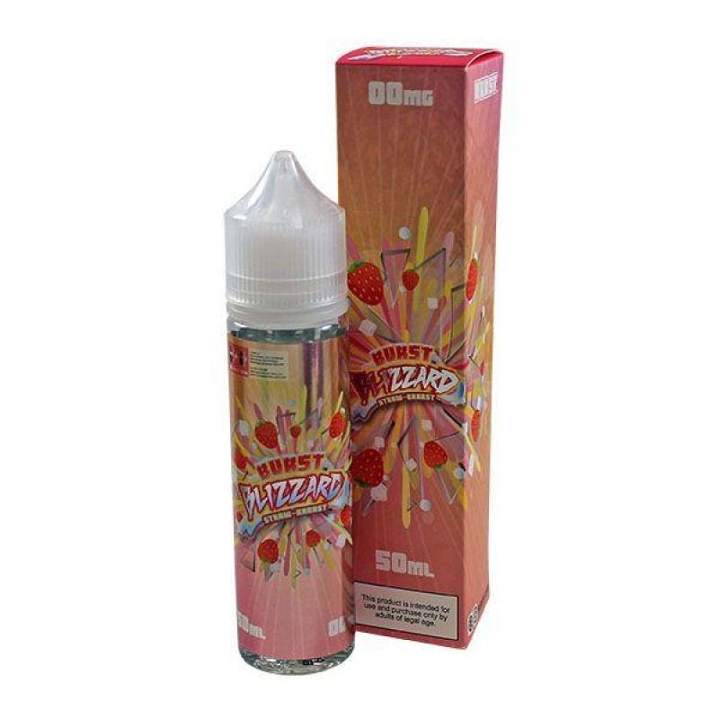 Burst Blizzard: Straw Brrst 0mg 50ml Short Fill E-...