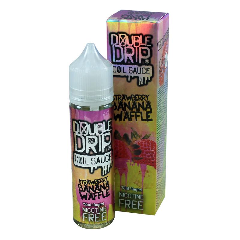 Double Drip Strawberry Banana Waffle 50ml Short Fi...