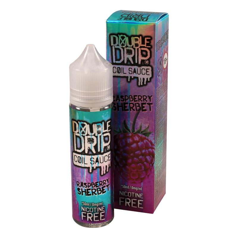 Double Drip Raspberry Sherbet 50ml Short Fill - 0m...