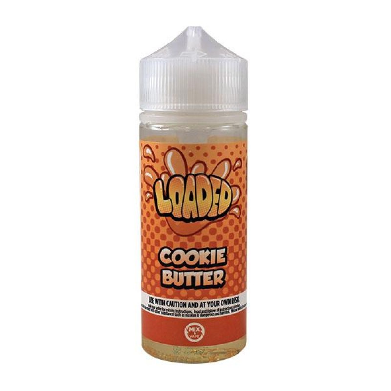 Loaded E-Juice Cookie Butter 100ml Short Fill 0mg