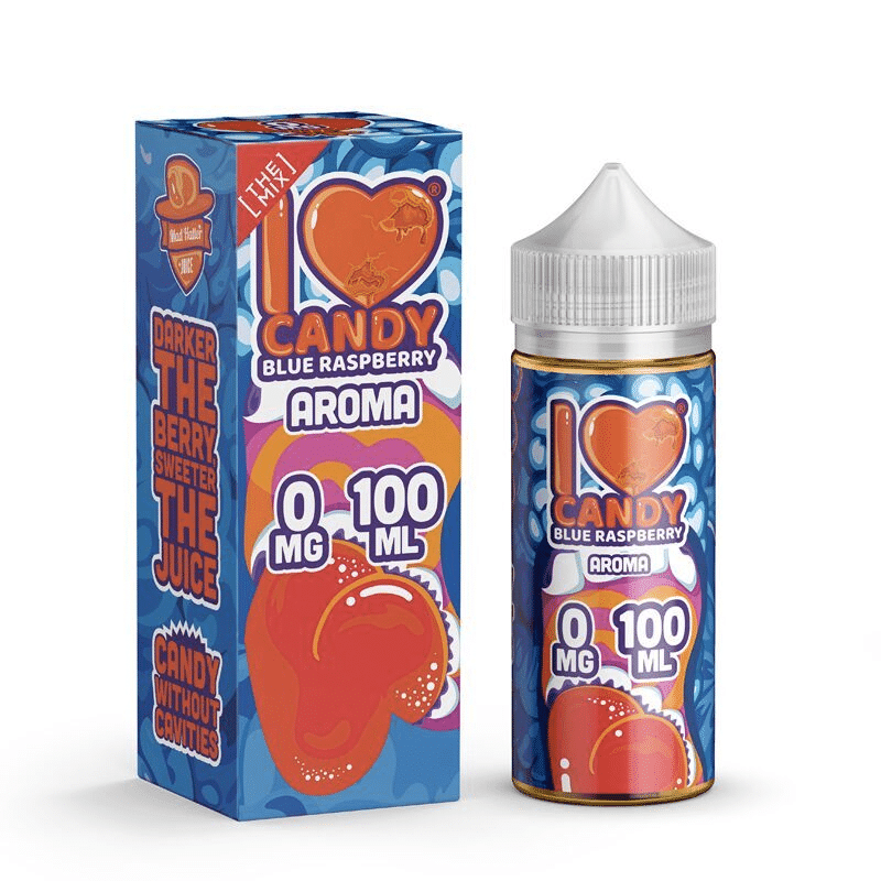 Mad Hatter Juice I Love Candy Blue Raspberry 0mg S...