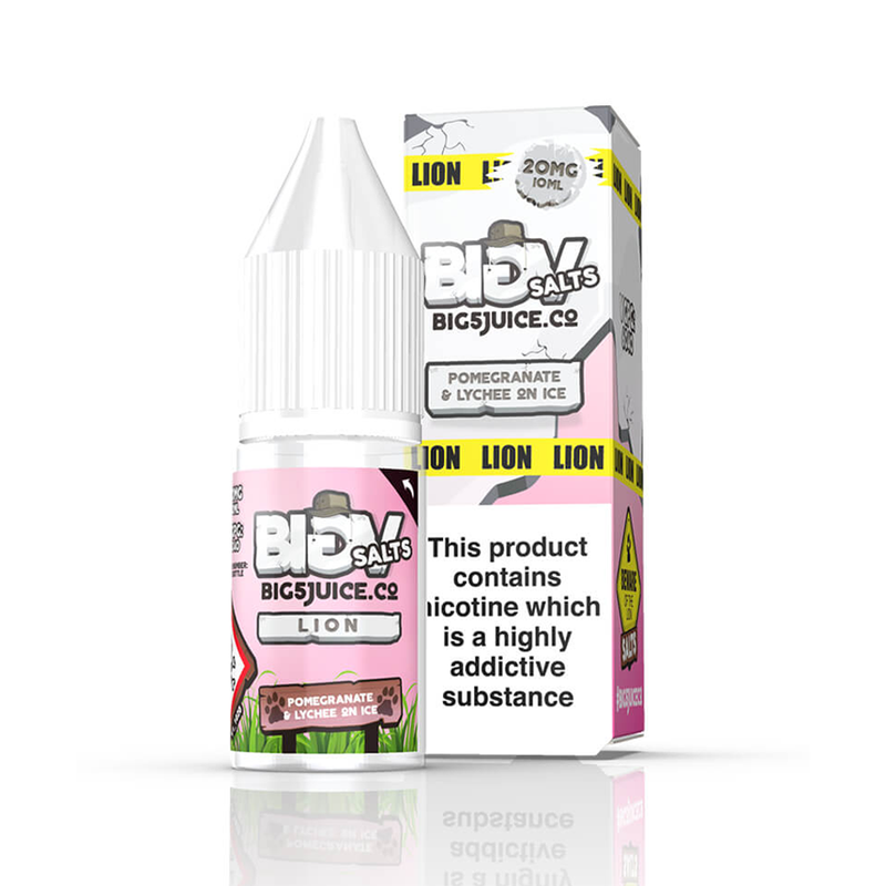 Big 5 Lion 20mg 10ml Nic Salt