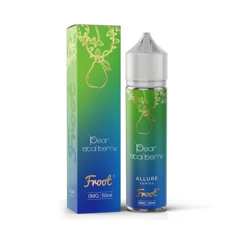 Froot Allure Series: Pear Acai Berry 0mg 50ml Shor...