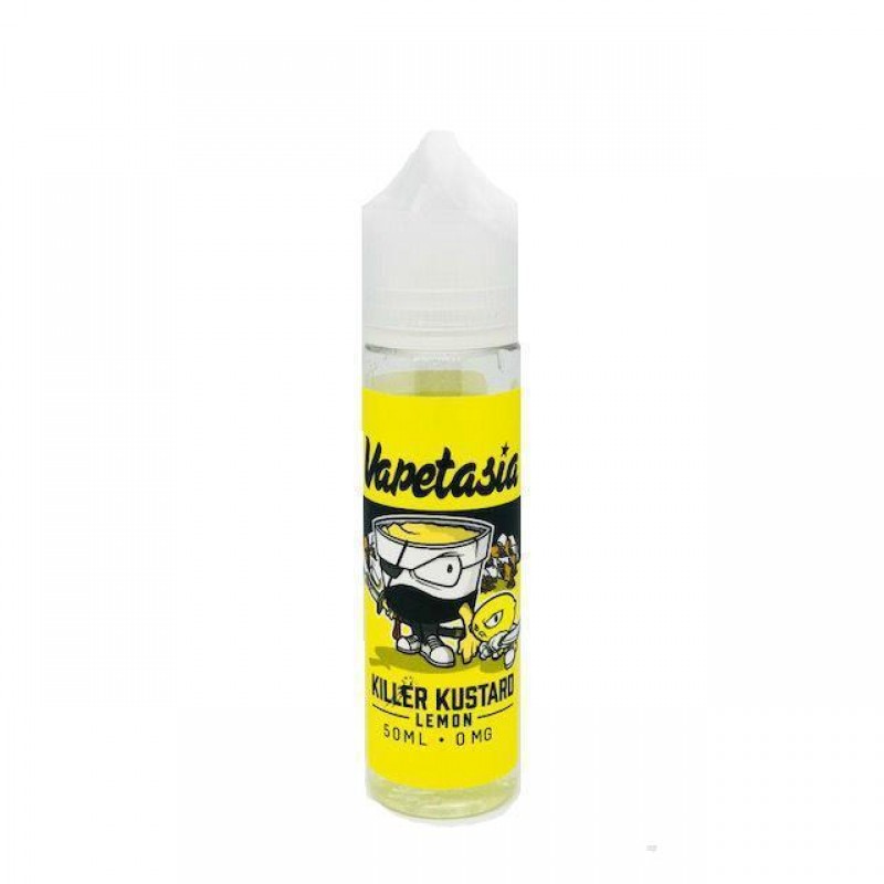 Vapetasia Lemon Killer kustard 0mg Short Fill - 50...