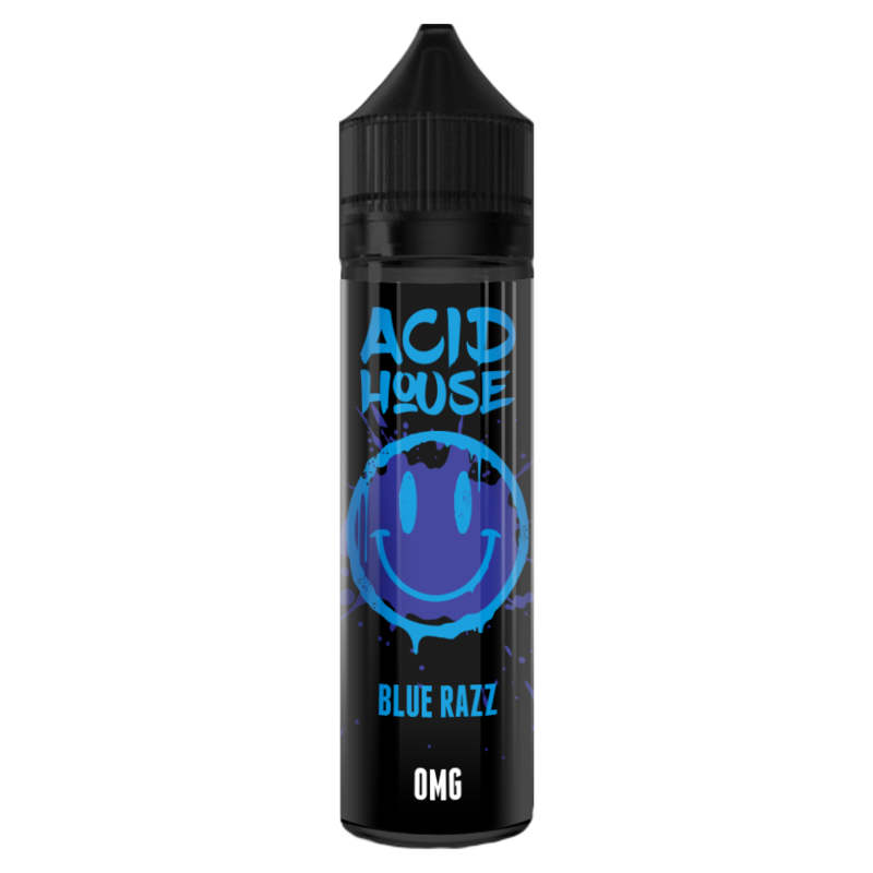 Acid House Blue Razz 0mg 50ml Short Fill E-Liquid