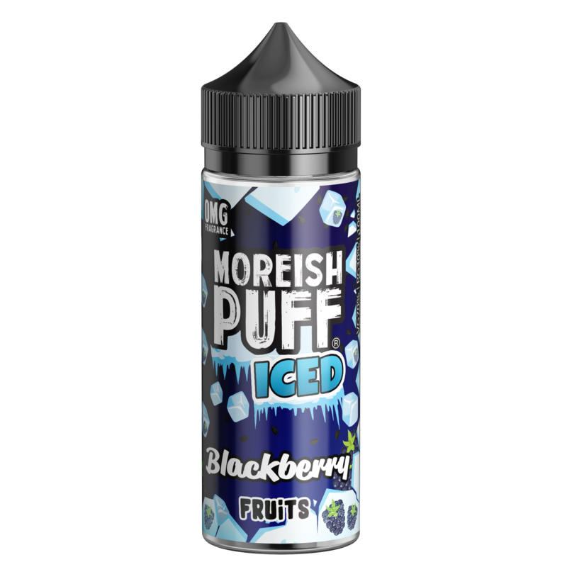 Moreish Puff Iced Blackberry Fruits 0mg 100ml Shor...