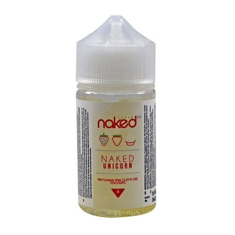 Naked 100 Cream Naked Unicorn 0mg 50ml Short Fill ...