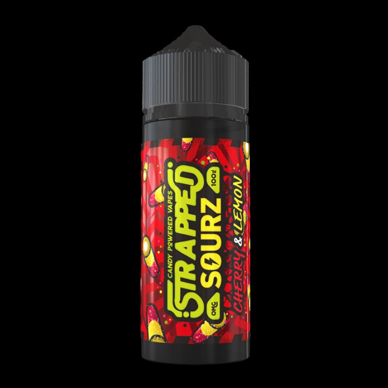 Strapped Sourz: Cherry & Lemon 0mg 100ml Short...