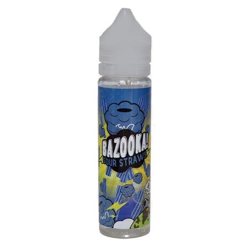 Bazooka Sour Straws: Blue Raspberry Short Fill 0mg...
