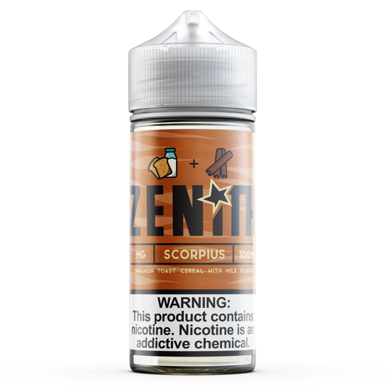 Zenith Scorpius 0mg 100ml Short Fill E-Liquid