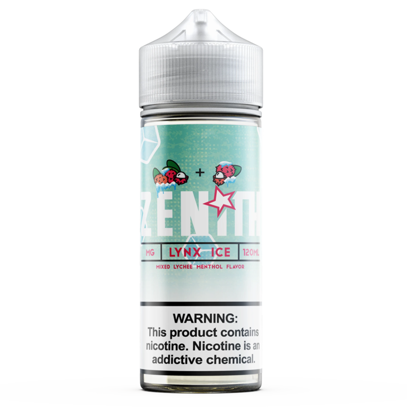 Zenith Lynx Ice 0mg 100ml Short Fill E-Liquid