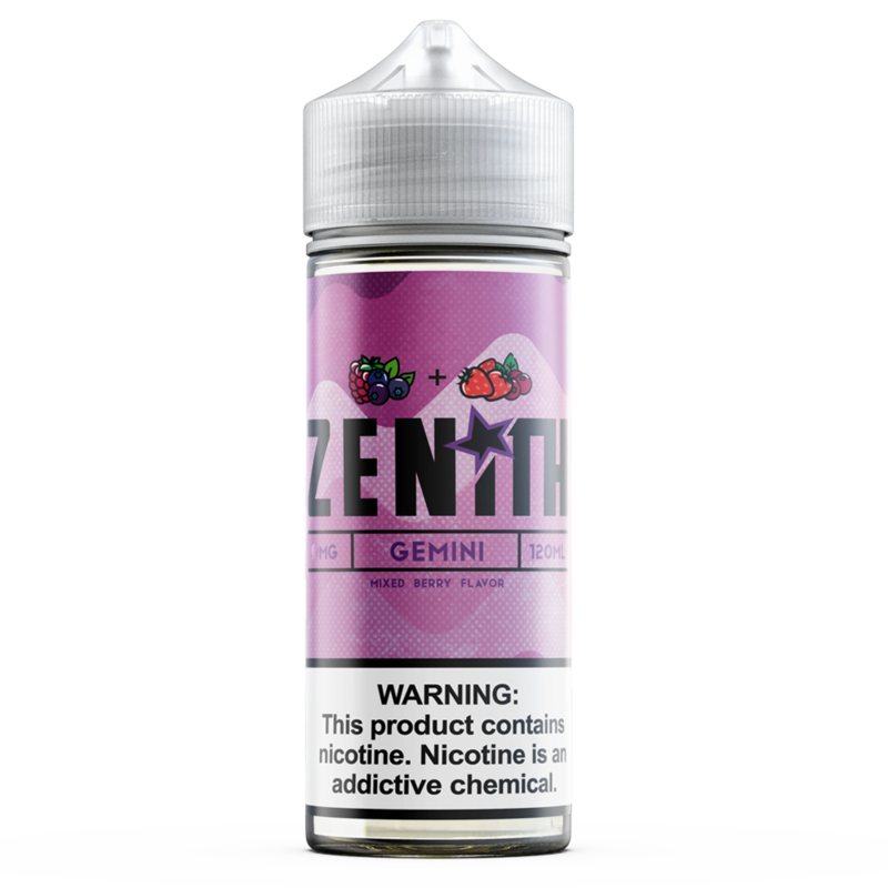 Zenith Gemini 0mg 100ml Short Fill E-Liquid