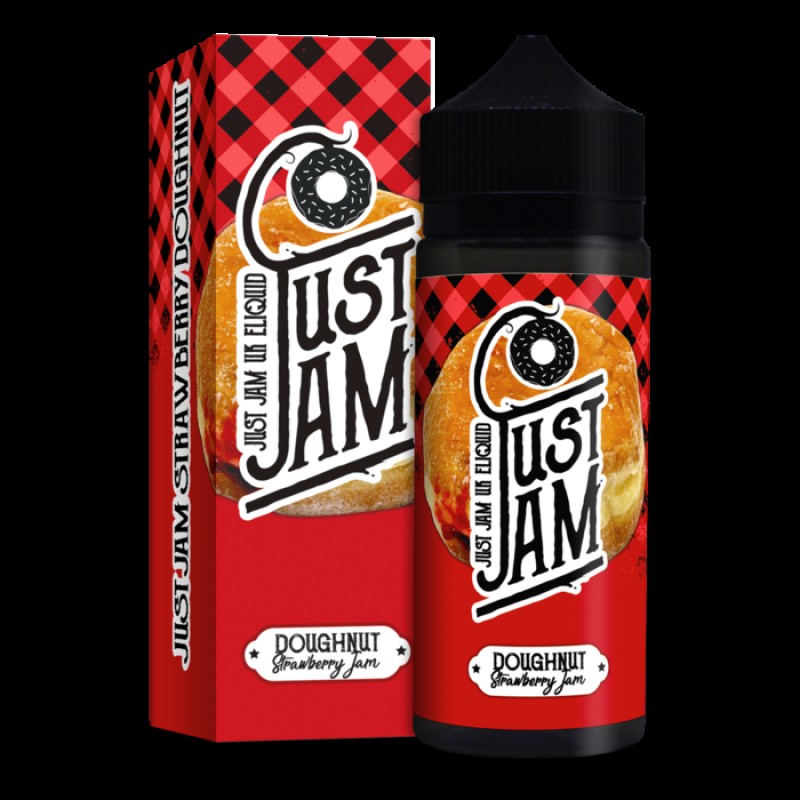 Just Jam Strawberry Doughnut 0mg 100ml Short Fill ...