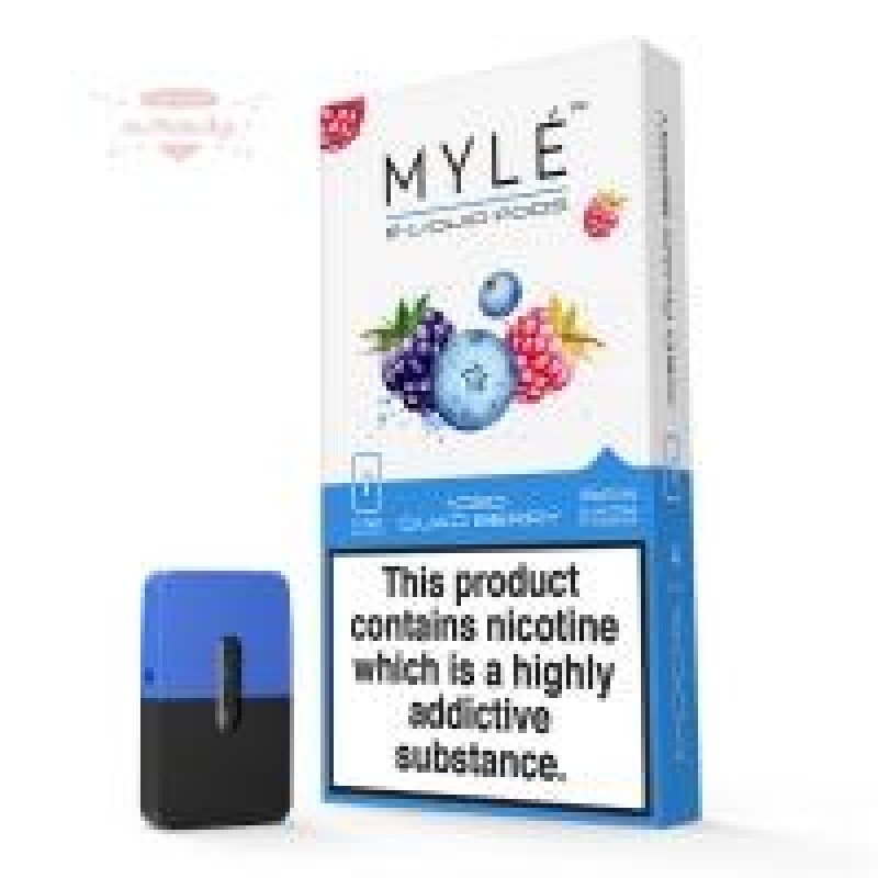 Myle Vapor Myle Pod Iced Quad Berry (20mg 0.9ml 4 ...