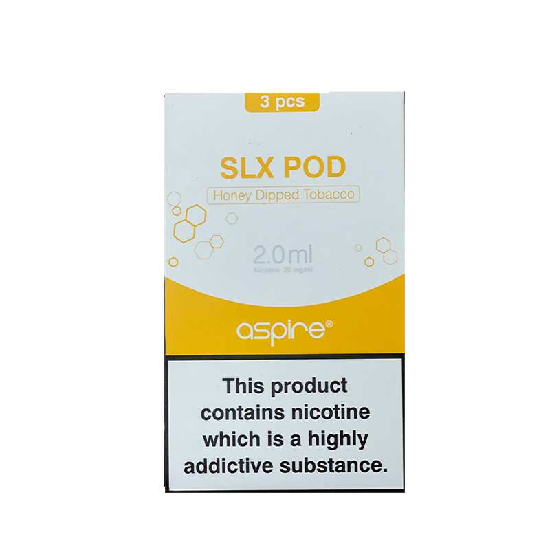 Aspire SLX Pod Honey Dipped Tobacco (20mg 2ml 3 Pa...