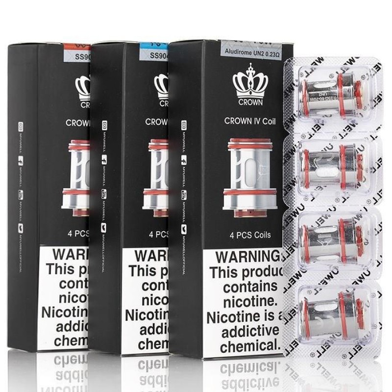 Uwell Crown IV Replacement Coils 4 Pack - 0.25ohm