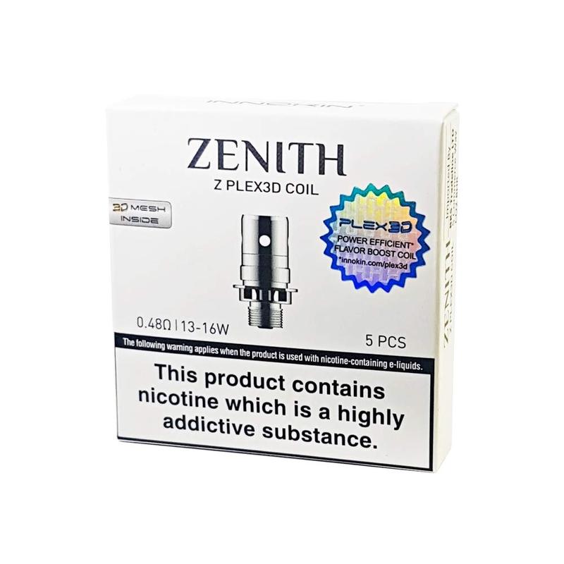 Innokin Zenith Plex 3d Replacement Coils 5 Pack - 0.48ohm