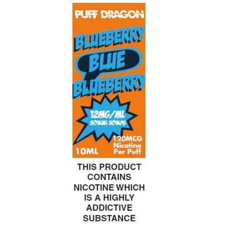 Puff Dragon Blueberry E-Liquid - 10ml