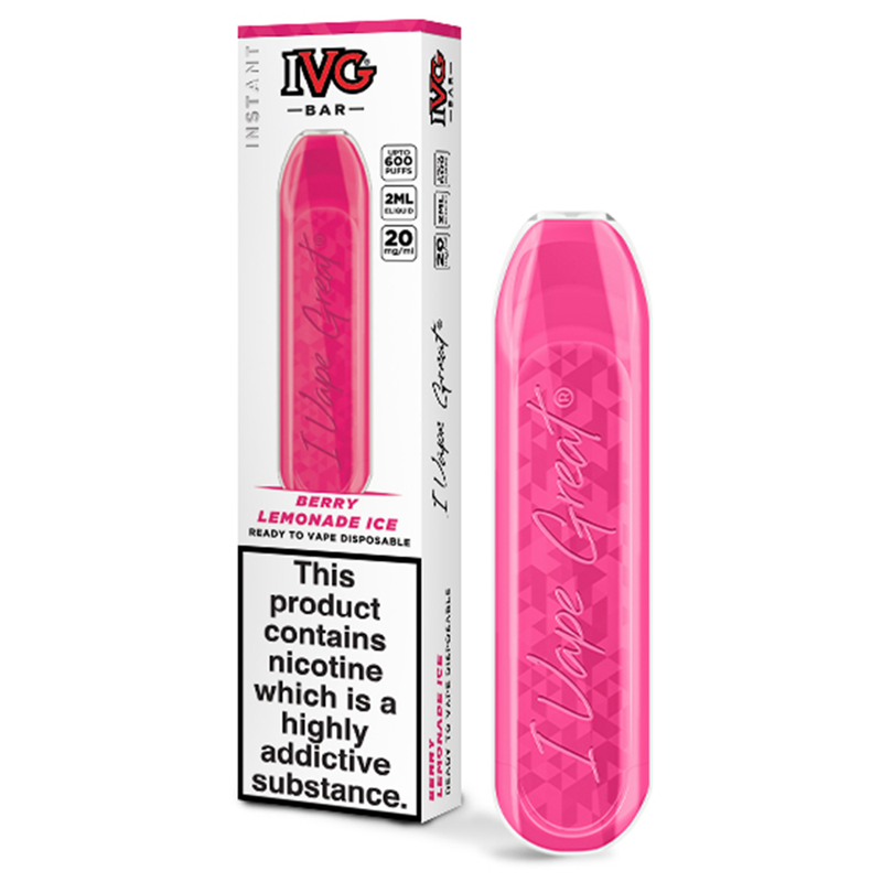 IVG Bar Berry Lemonade Ice Disposable Pod Device