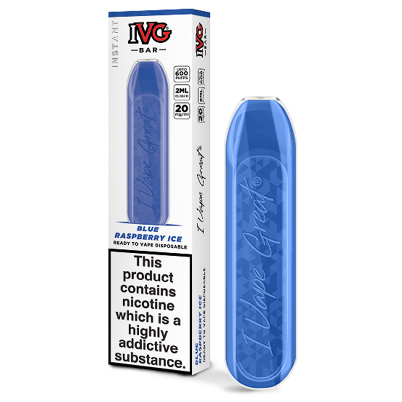 IVG Bar Blue Raspberry Ice Disposable Pod Device