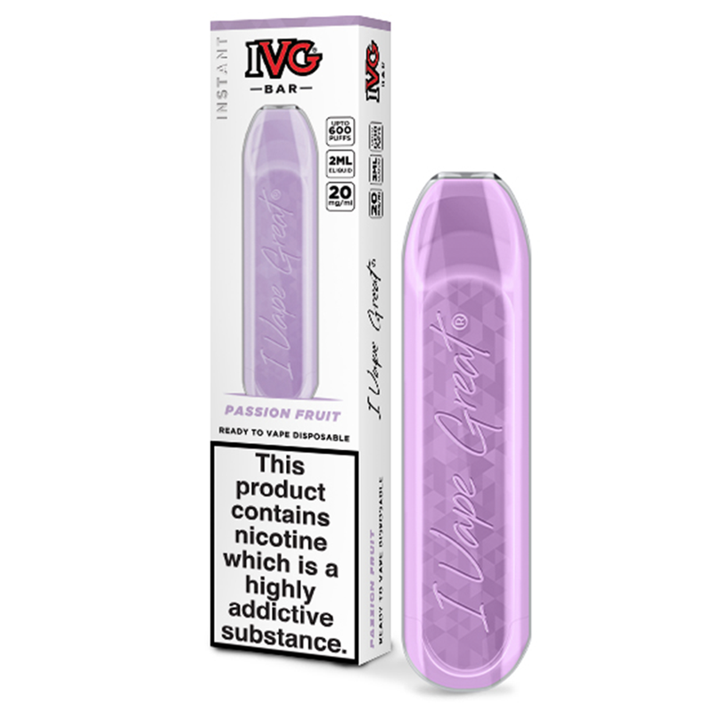 IVG Bar Passionfruit Disposable Pod Device