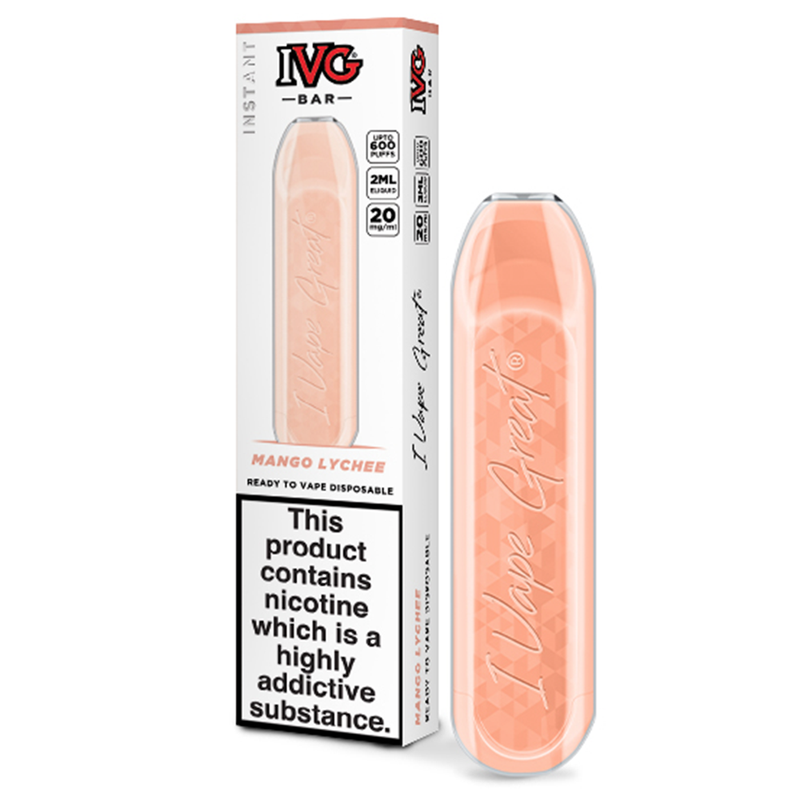 IVG Bar Mango Lychee Disposable Pod Device