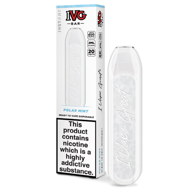 IVG Bar Polar Mint Disposable Pod Device