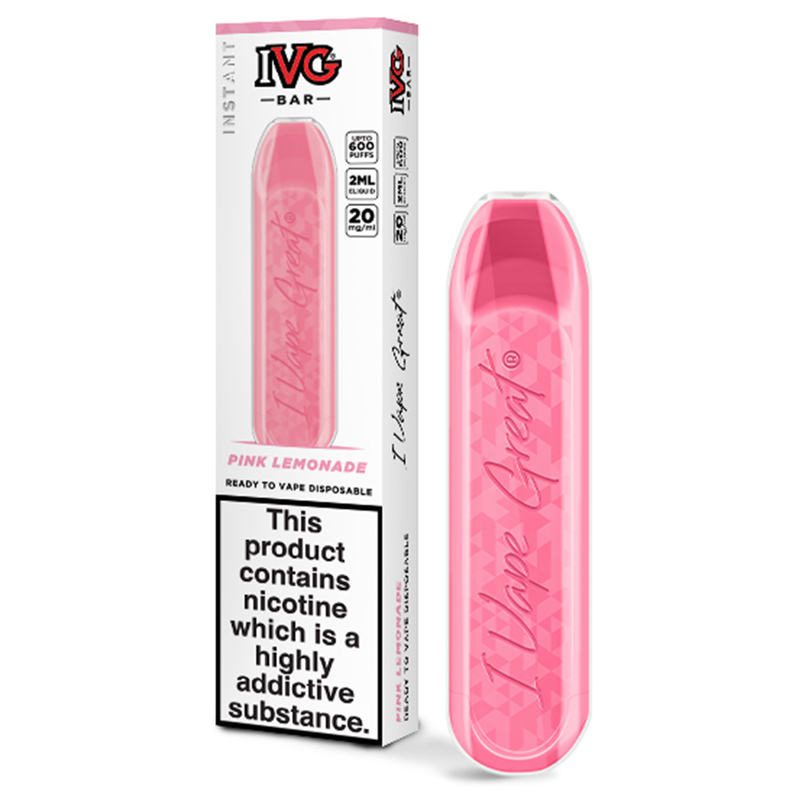 IVG Bar Pink Lemonade Disposable Pod Device