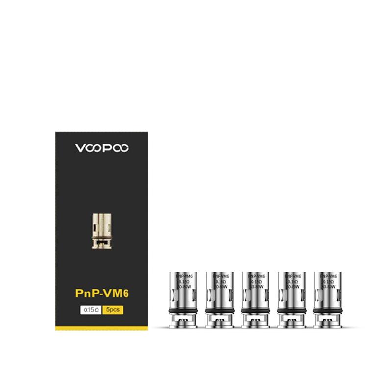 Voopoo PNP-VM6 Replacement Coils 5 Pack - 0.15ohm