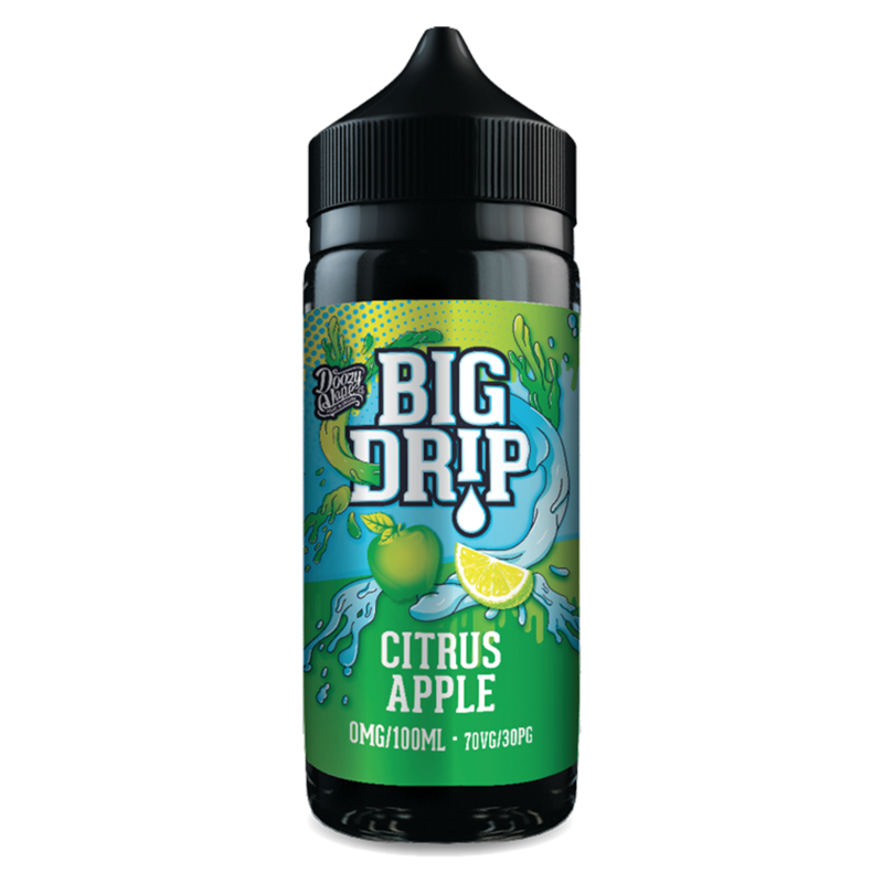 Doozy Vape Big Drip Citrus Apple 0mg 100ml Short F...