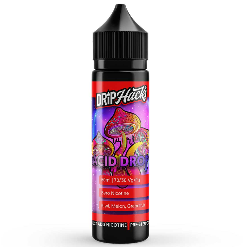 Drip Hacks Acid Drop 0mg 50ml Short Fill E-Liquid