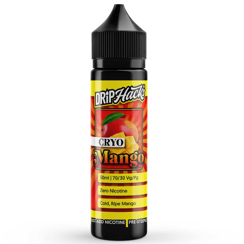 Drip Hacks Cryo Mango 0mg 50ml Short Fill E-Liquid